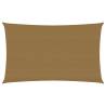 Sunshade Sail 160 g/m² Taupe 3x6 m HDPE Colour taupe Size 3 x 6 m Quantity in Package 1 