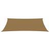 Taupe Sunshade Sail 3x6m - 160 g/m² HDPE | HipoMarket