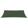 Dark Green Sunshade Sail 6x8m - UV & Mould Resistant HDPE