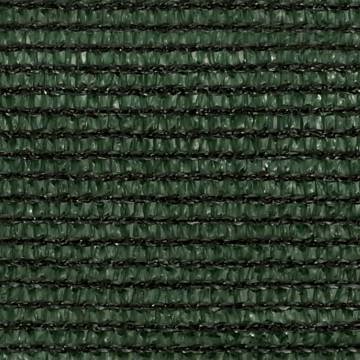 Dark Green Sunshade Sail 6x8m - UV & Mould Resistant HDPE