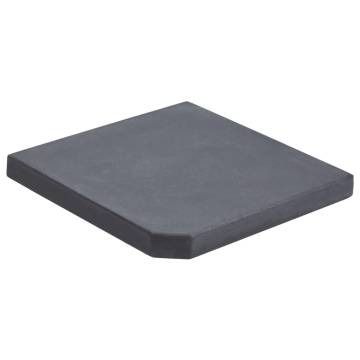 Black Granite Umbrella Weight Plate - 25 kg | HipoMarket