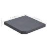 Black Granite Umbrella Weight Plate - 25 kg | HipoMarket