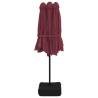 Double-Head Parasol with LEDs - Bordeaux Red | Hipo Market