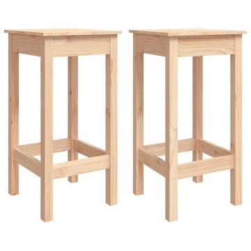 3 Piece Garden Bar Set - Solid Pine Wood | HipoMarket UK