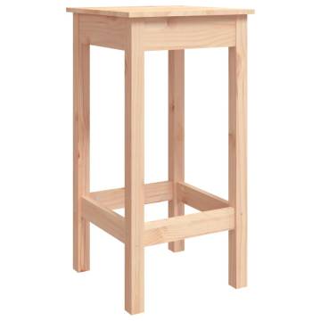 3 Piece Garden Bar Set - Solid Pine Wood | HipoMarket UK