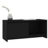 Stylish Black TV Cabinet - 90x35x40 cm | Hipomarket