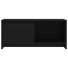 Stylish Black TV Cabinet - 90x35x40 cm | Hipomarket