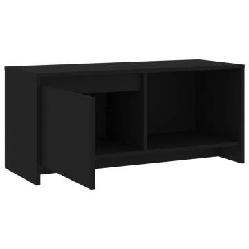 Stylish Black TV Cabinet - 90x35x40 cm | Hipomarket