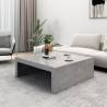 Stylish Concrete Grey Coffee Table - 100x100x35 cm