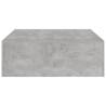 Stylish Concrete Grey Coffee Table - 100x100x35 cm