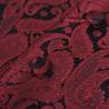 Men's Paisley Wedding Waistcoat Set - Size 54 Burgundy