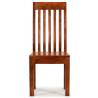 Modern Solid Wood Dining Chairs - 2 pcs Honey Finish