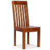 Modern Solid Wood Dining Chairs - 2 pcs Honey Finish