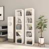 CD Cabinets 2 pcs White 21x16x93.5 cm Engineered Wood Colour white Quantity in Package 2 