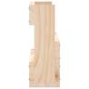 Wall-Mounted Shoe Racks - 2 pcs Solid Pine Wood | HipoMarket