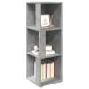 Stylish Corner Cabinet in Concrete Grey - 33x33x100 cm