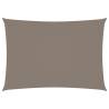 Sunshade Sail Oxford Fabric Rectangular 3x5 m Taupe Colour taupe Size 3 x 5 m Quantity in Package 1 