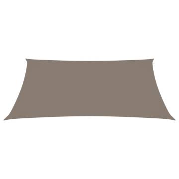 Sunshade Sail Oxford Fabric Rectangular 3x5 m - Taupe