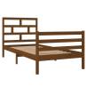 Honey Brown Solid Wood Pine Bed Frame 90x200 cm | HipoMarket