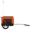 Durable Pet Bike Trailer - Orange & Black | Hipomarket UK