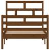 Honey Brown Solid Wood Pine Bed Frame 90x200 cm | HipoMarket