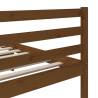 Honey Brown Solid Wood Pine Bed Frame 90x200 cm | HipoMarket