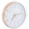 Rose Gold Wall Clock - 30 cm Stylish Decor | HipoMarket