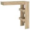 Sonoma Oak Wall Bar Table - Stylish & Sturdy | HipoMarket