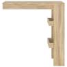 Sonoma Oak Wall Bar Table - Stylish & Sturdy | HipoMarket