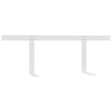 Backrest for Pallet Sofa - White 110 cm Iron | Hipo Market