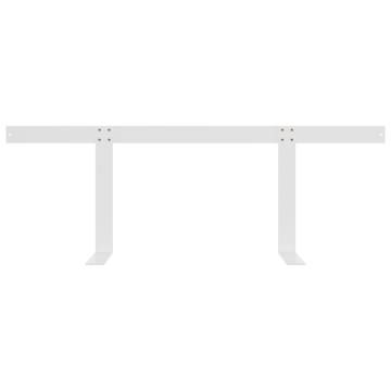 Backrest for Pallet Sofa - White 110 cm Iron | Hipo Market