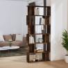 Book Cabinet/Room Divider Smoked Oak 80x24x192 cm Engineered Wood Colour smoked oak Quantity in Package 1 