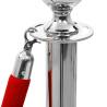 Red Velvet Stanchion Stand Rope | Elegant Crowd Control