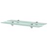 Floating Shelves 2 pcs Glass 60x20 cm 8 mm Colour transparent Size 60 x 20 cm Quantity in Package 2 Number of Pieces 1 