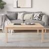 Coffee Table 100x100x40 cm Solid Wood Pine Colour natural Size 100 x 100 x 40 cm Quantity in Package 1 