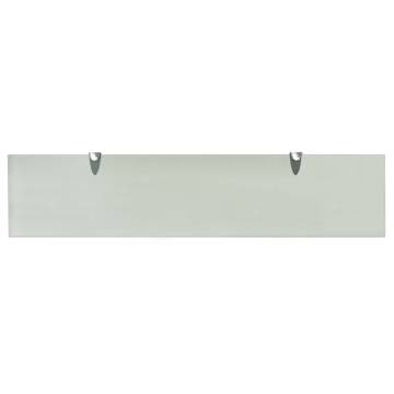 Floating Shelves 2 pcs Glass 90x20 cm - Modern Home Decor