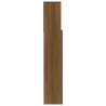 Stylish Brown Oak Headboard Cabinet - 180x19x103.5 cm