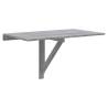 Folding Wall Table Grey Sonoma - Space-Saving Design 100x60 cm