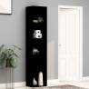 Book Cabinet Black 40x30x189 cm Engineered Wood Colour black Size 40 x 30 x 189 cm Quantity in Package 1 