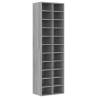 Shoe Cabinet Grey Sonoma - 54x34x183 cm | Hipomarket UK