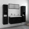 Bathroom Furniture Set Black Engineered Wood Colour black Size 90 x 38.5 x 46 cm Number of 1 Number of Pieces 