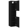 Stylish Black Bathroom Furniture Set - Modern & Functional