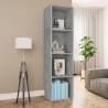 Concrete Grey Book & TV Cabinet - 36x30x143 cm | HipoMarket