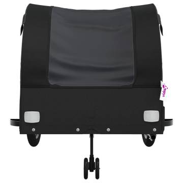 Bike Trailer Black - 45 kg Iron Cargo Trailer for Easy Hauling