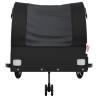 Bike Trailer Black - 45 kg Iron Cargo Trailer for Easy Hauling