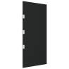 Black Tempered Glass Side Panel for Door Canopy - 50x100 cm