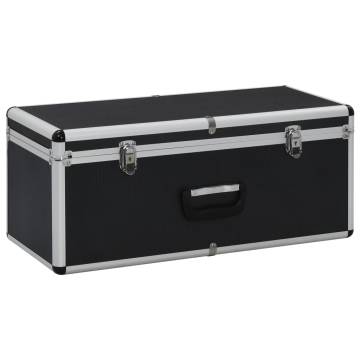 3 Pcs Black Aluminium Storage Cases - Durable & Elegant