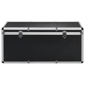 3 Pcs Black Aluminium Storage Cases - Durable & Elegant