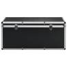 3 Pcs Black Aluminium Storage Cases - Durable & Elegant