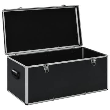 3 Pcs Black Aluminium Storage Cases - Durable & Elegant